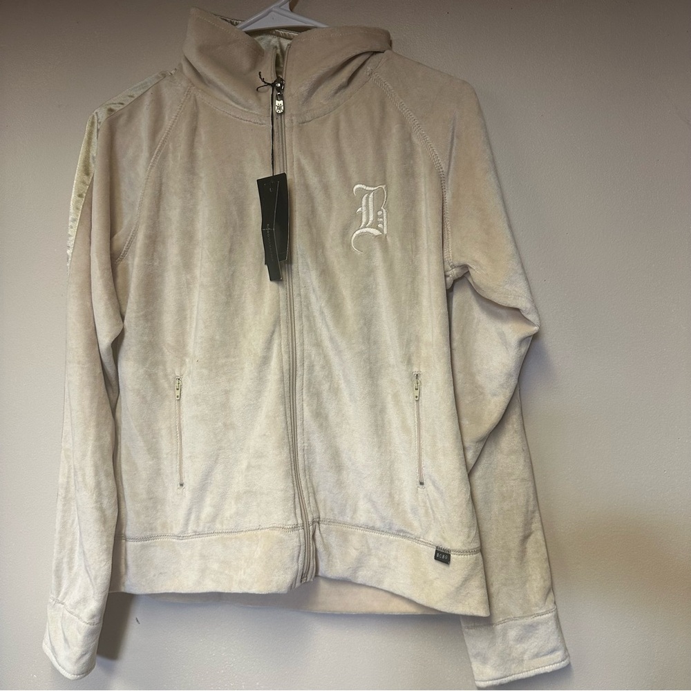 BCBGMaxAzria Cream Zip-Up Jacket - Picture 1 of 6